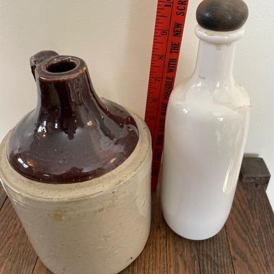 Cream bottle with vintage jug