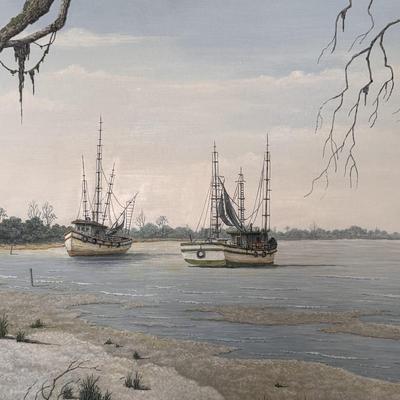 Nautical Landscape Painting by Goblé (B1-DZ)