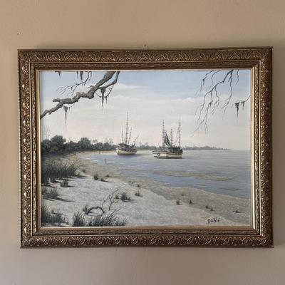 Nautical Landscape Painting by Goblé (B1-DZ)