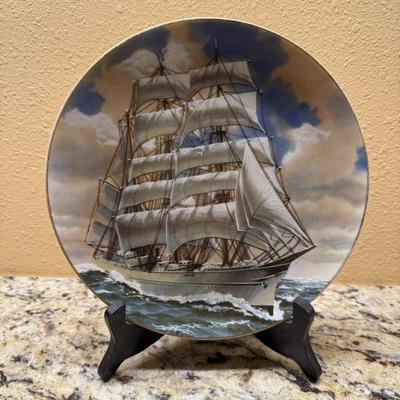 Classic Rose Collection 'Great American Sailing Ships' Danbury Mint Rosenthal Plates (BP-MK)