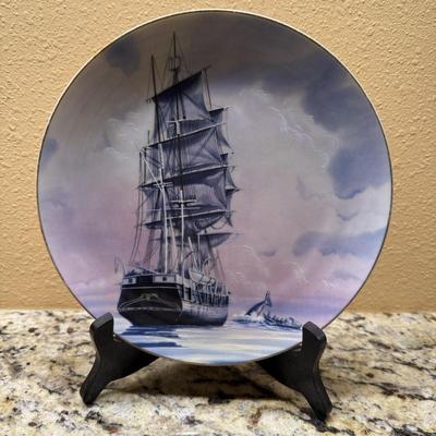 Classic Rose Collection 'Great American Sailing Ships' Danbury Mint Rosenthal Plates (BP-MK)