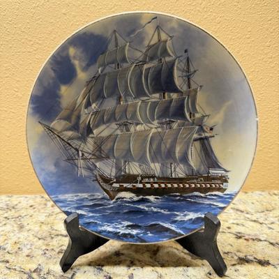 Classic Rose Collection 'Great American Sailing Ships' Danbury Mint Rosenthal Plates (BP-MK)