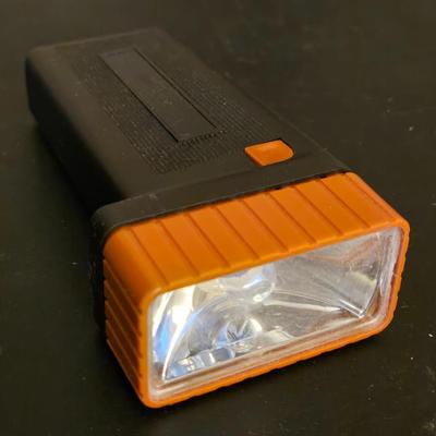 Vintage Small Handheld Flashlight and Vintage Humidiguide