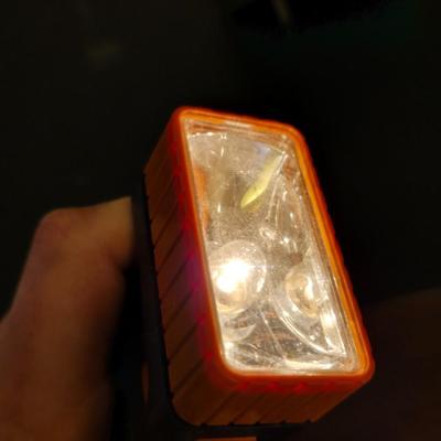Vintage Small Handheld Flashlight and Vintage Humidiguide