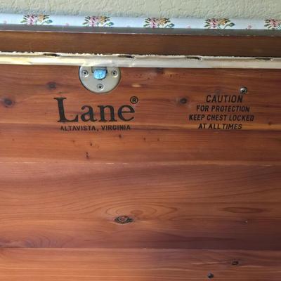 Vintage LANE Cedar Chest with the Key