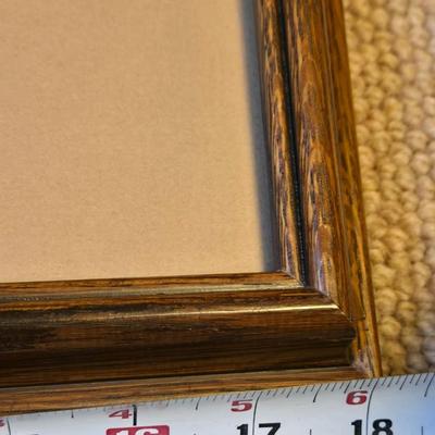 3 Large Wood Photo Frames