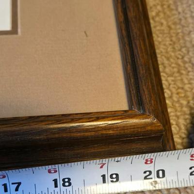 3 Large Wood Photo Frames
