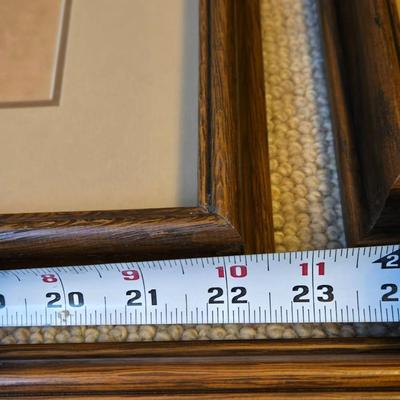 3 Large Wood Photo Frames