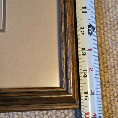 3 Large Wood Photo Frames