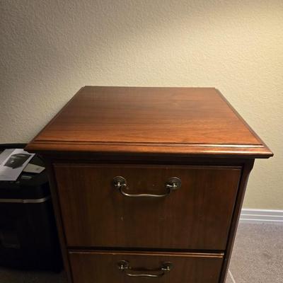 Alma Wood File Cabinet