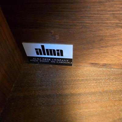 Alma Wood File Cabinet