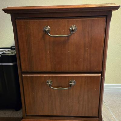 Alma Wood File Cabinet