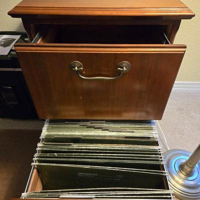 Alma Wood File Cabinet