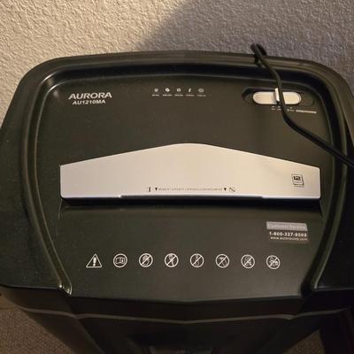 Aurora AU1210MA Paper Shredder with Manual