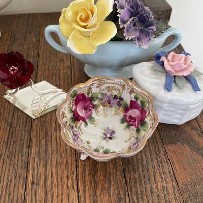 Fancy vases and floral decor