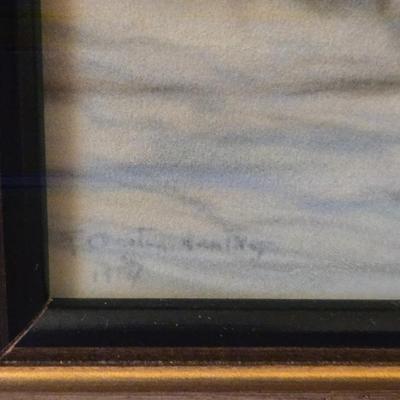 Original Pastel of A Deer by Frances Overton Nankas