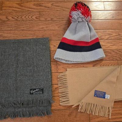Winter Hat, Pendleton and Cashmillion Scarves