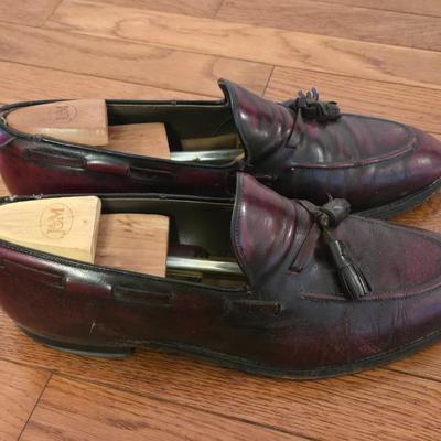 Johnson Murphy Men's Brown Dress Shoes with Shoe Trees