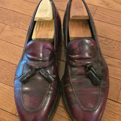Johnson Murphy Men's Brown Dress Shoes with Shoe Trees