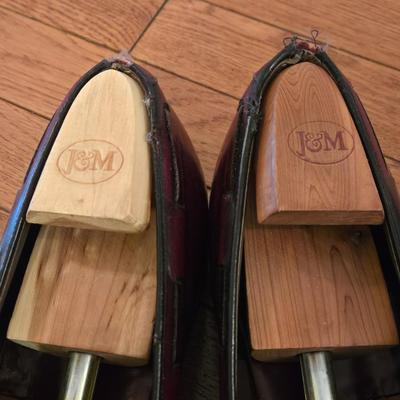 Johnson Murphy Men's Brown Dress Shoes with Shoe Trees