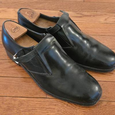 Men's Single Monk Strap Shoes with Shoe Trees