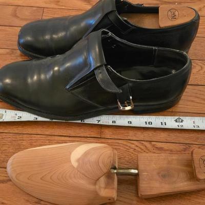 Men's Single Monk Strap Shoes with Shoe Trees