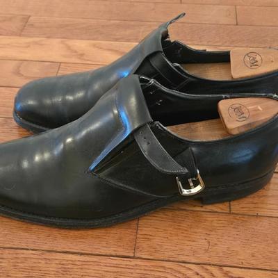 Men's Single Monk Strap Shoes with Shoe Trees