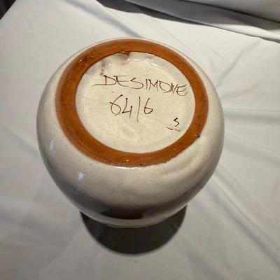 Signed DeSimone Pottery Pitcher/Vase (K-MK)