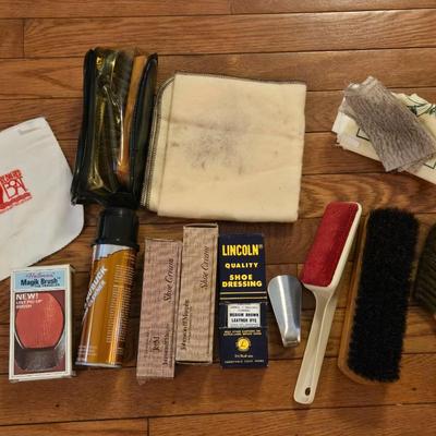 Shoe Polish and Brushes