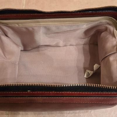 Bosca Leather Shaving Kit Bag