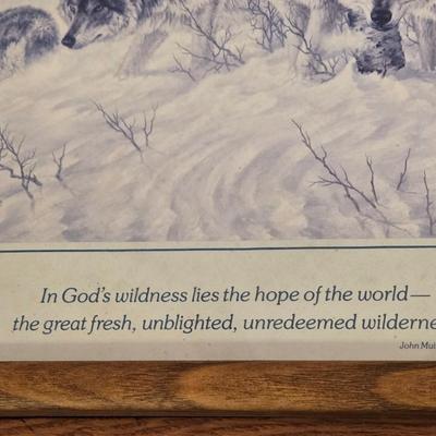 Framed Pencil Signed Print by Larry Fanning