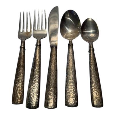 Hammered Handle Flatware Set (K-MK)
