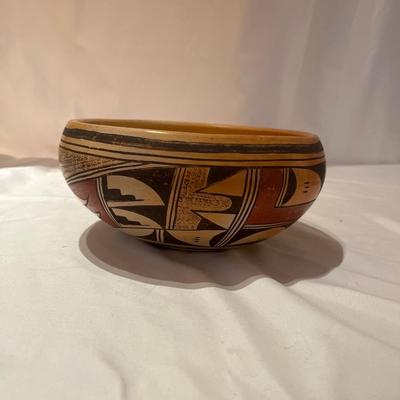 Polychrome Hopi Pottery Bowl by Ethel Youvella (BP-MG)