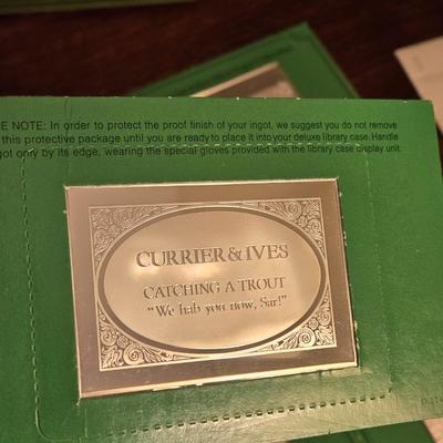Franklin Mint The Currier and Ives Sterling Ingot Collection