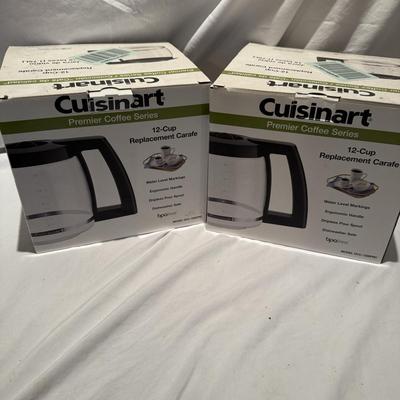 Cuisinart Coffee Maker & Two NIB Carafes (K-MK)