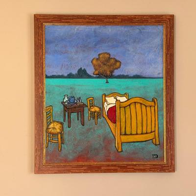 Original Painting by Local Asheville Artist Philip DeAngelo (B1-DZ)