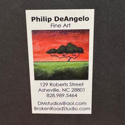 Original Painting by Local Asheville Artist Philip DeAngelo (B1-DZ)