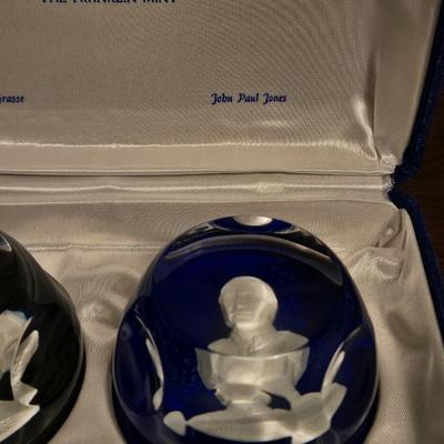 The Franklin Mint The Bicentennial Collection of Cameos in Crystal