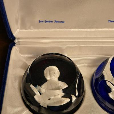 The Franklin Mint The Bicentennial Collection of Cameos in Crystal