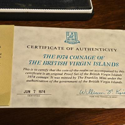 1974 Mint Coin Set of the British Virgin Islands