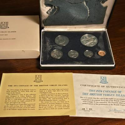1974 Mint Coin Set of the British Virgin Islands