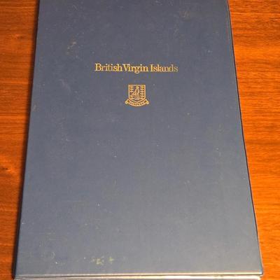 Book of British Virgin Islands Mint Coin and Stamp Collection