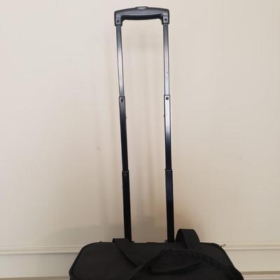 Hammacher Schlemmer Under Seat Rolling Carry-On Bag (D-KD)