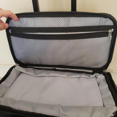 Hammacher Schlemmer Under Seat Rolling Carry-On Bag (D-KD)