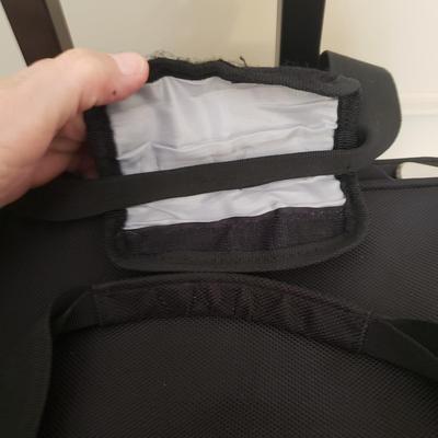 Hammacher Schlemmer Under Seat Rolling Carry-On Bag (D-KD)