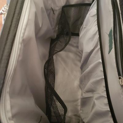 Hammacher Schlemmer Under Seat Rolling Carry-On Bag (D-KD)