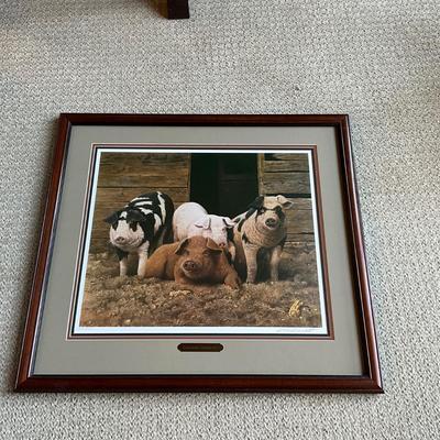 K1035 Vintage Signed and Numbered "The Executive Committee" by Bill Burkett