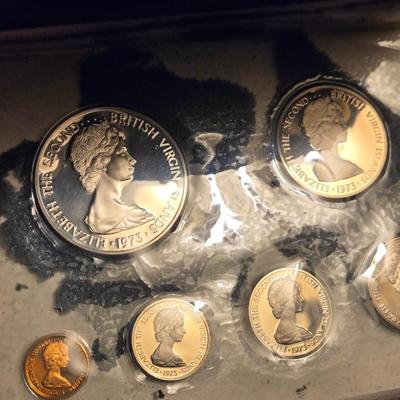 1973 British Virgin Islands Mint Coin Set