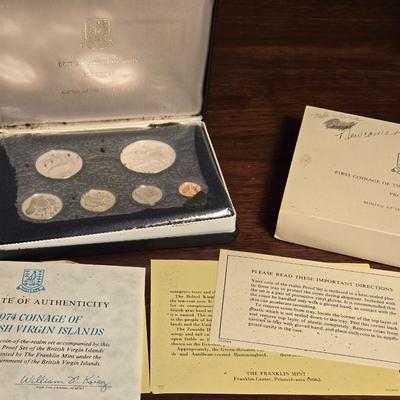 1974 British Virgin Islands Mint Coin Set