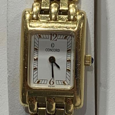 18k Concord Women’s Watch In Display Box